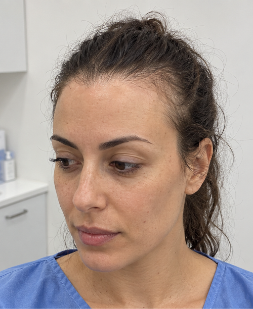 Elena's Hair Transplant before